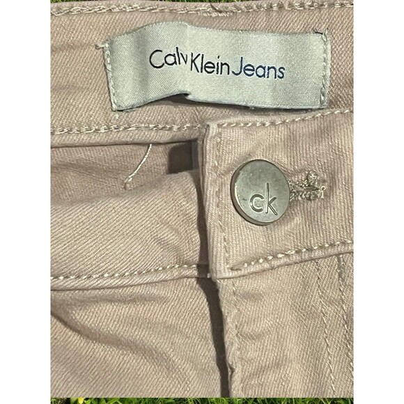 Calvin Klein Men's Khaki Flat Front Beige Casual Shorts Summer Boardwalk Size 30 - Picture 3 of 6